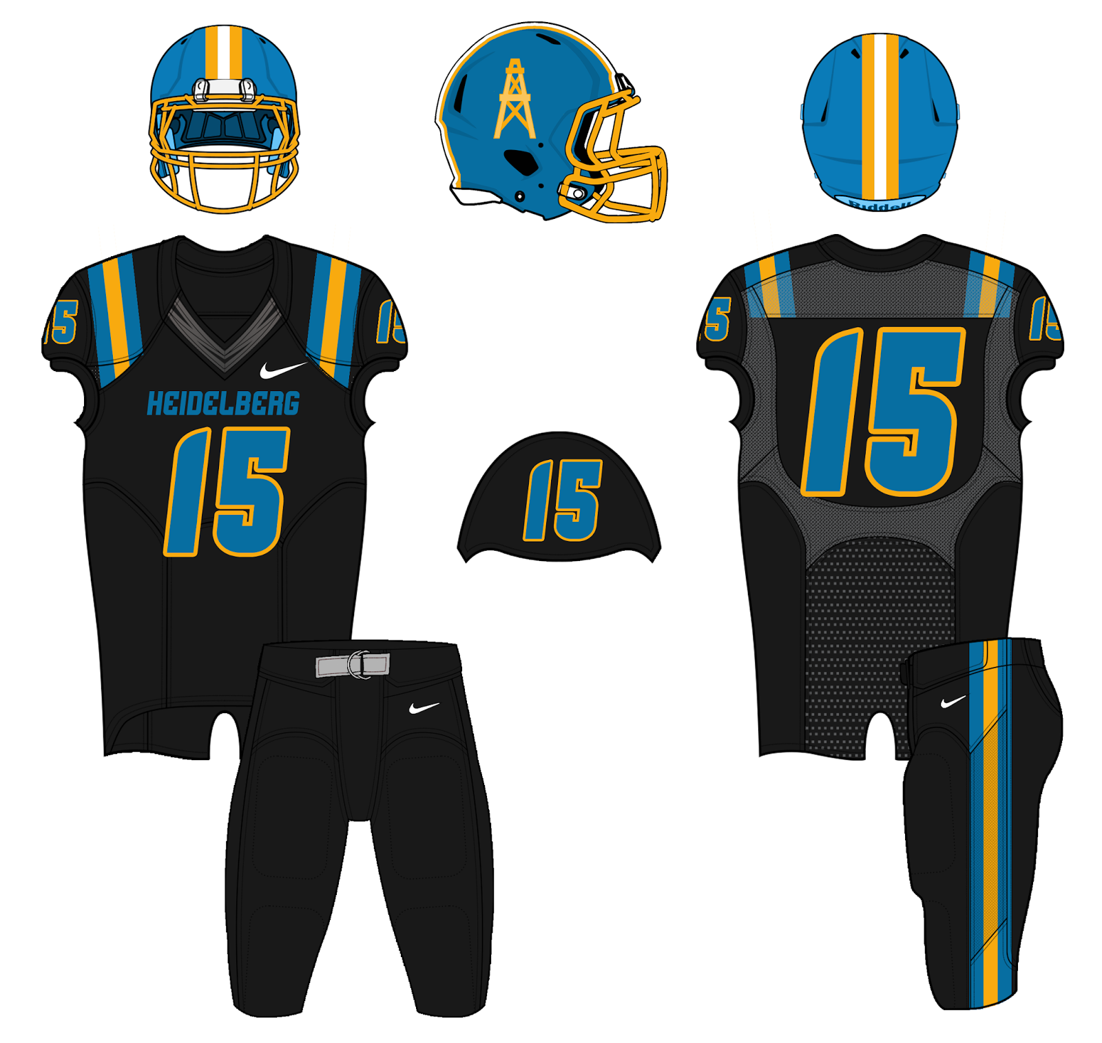 Mississippi High School Football Helmets Heidelberg