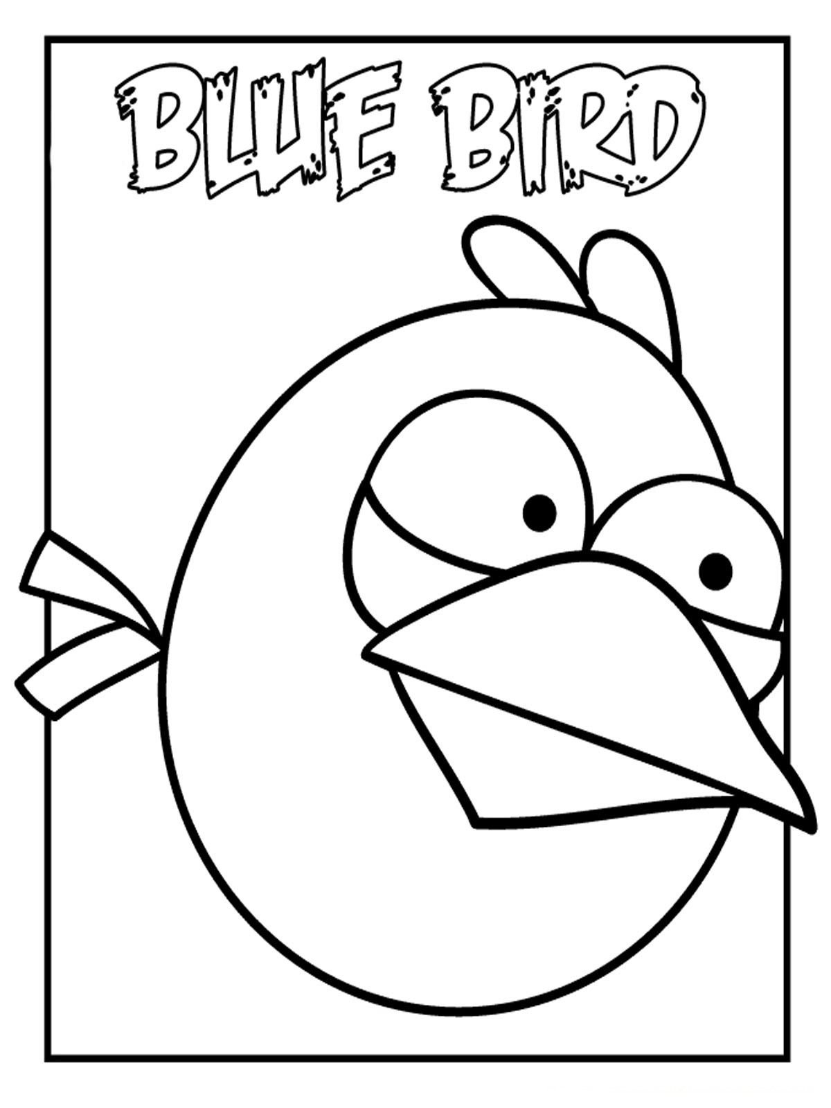 Angry Birds Coloring Pages For Kids