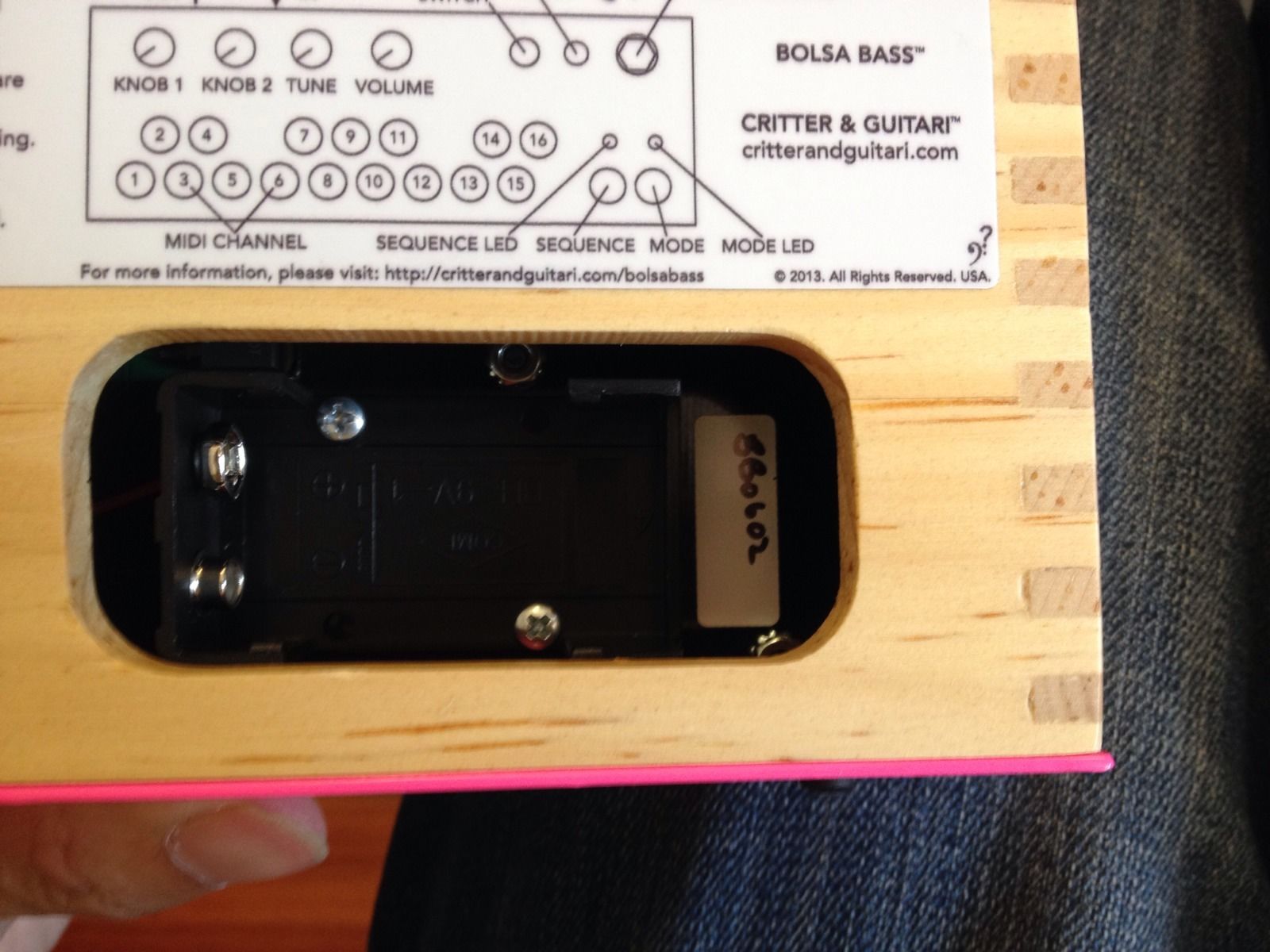 MATRIXSYNTHB Critter and Guitari Pocket Piano GR and Bolsa Bass