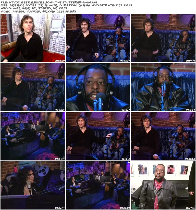 HowardTV HTVOD Beetlejuice & John The Stutterer