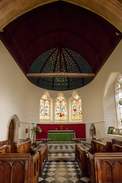 Church interior of St Peter's in the Oxfordshire Cotswolds by Martyn Ferry Photography