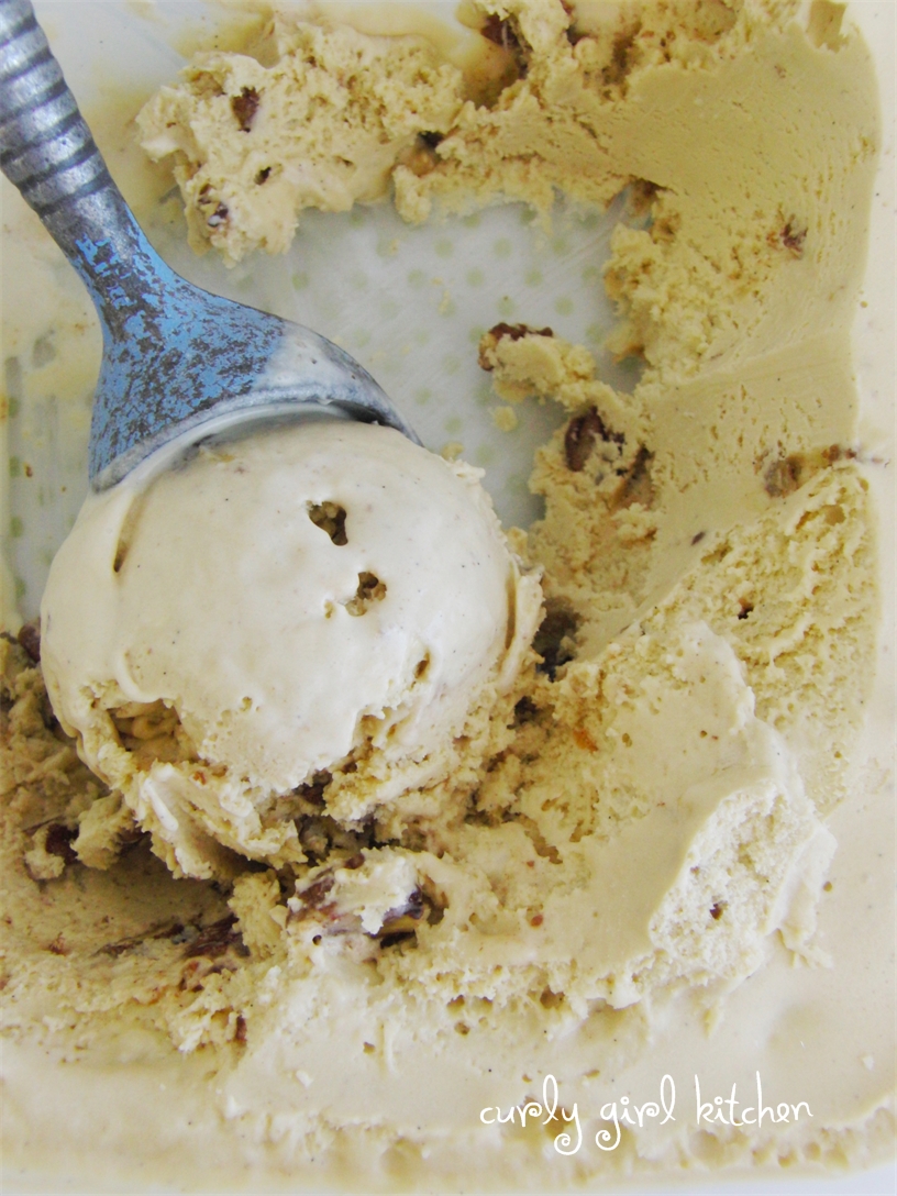 Curly Girl Kitchen Butter Pecan Ice Cream and a Pie in a Cake