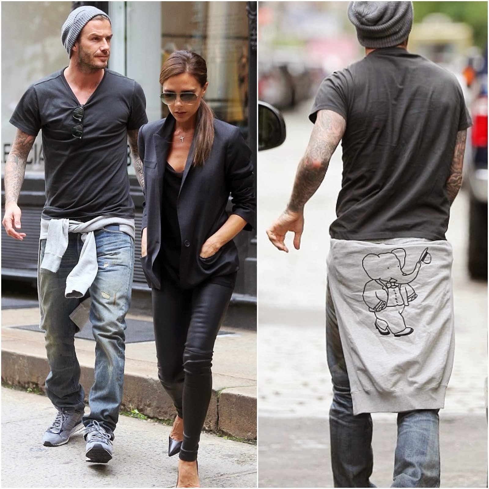 Wear It Like Beckham: David Beckham heads to NYC