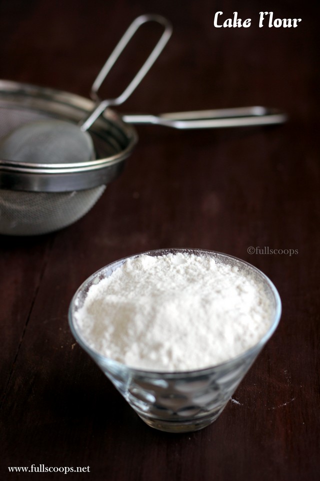 How to make Cake Flour Homemade Cake Flour Recipe Full Scoops A