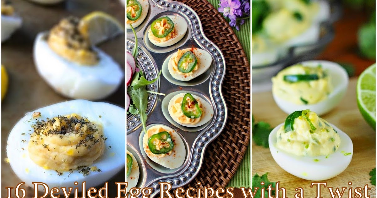 16 Deviled Egg Recipes with a Twist {Recipe RoundUp} Taste As You Go