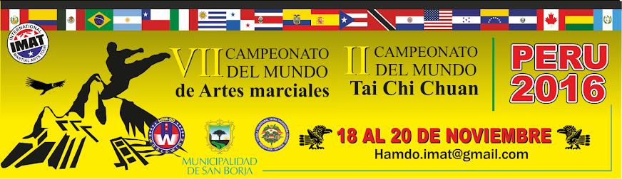 Campeonato Mundial de Artes Marciales Peru 2016