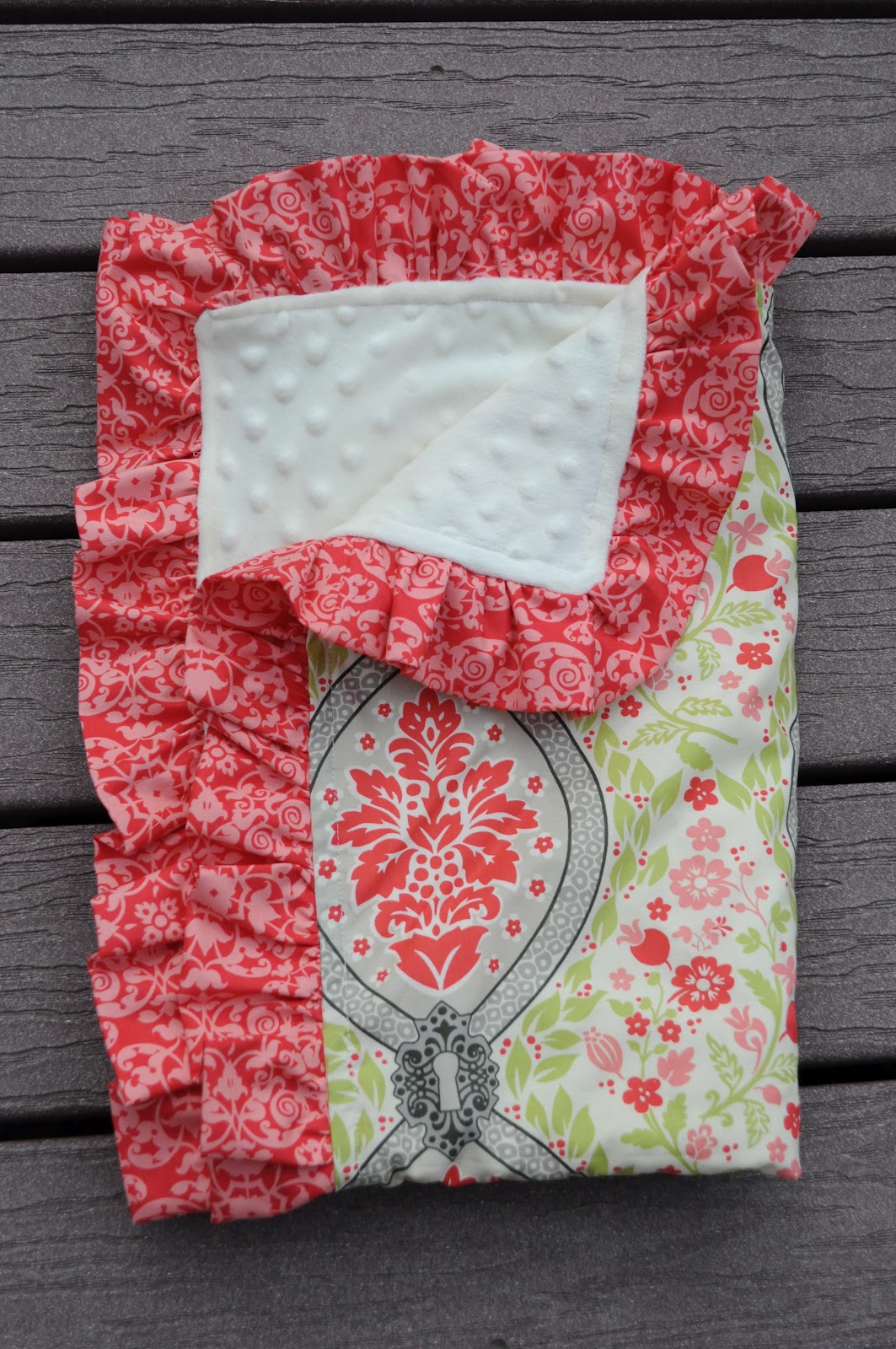 Minky Blanket large size by VickersBlankets on Etsy