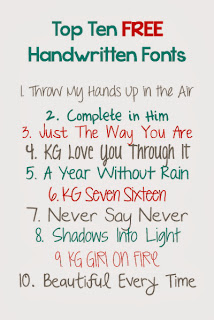 My Handwriting Font