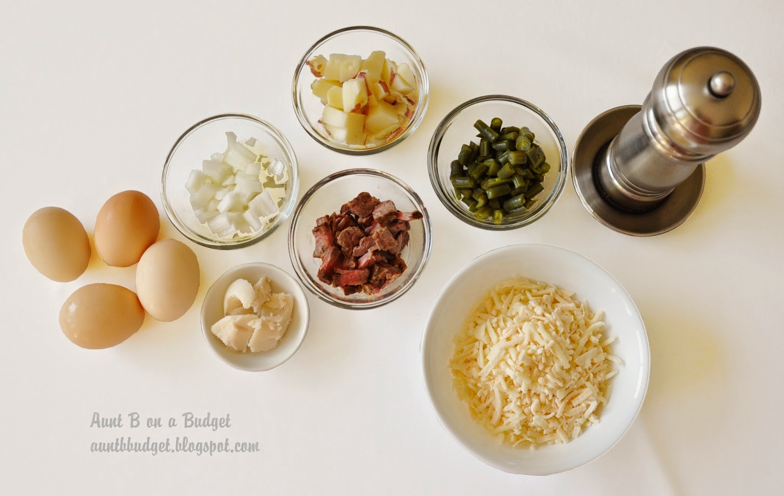 Aunt B on a Budget Steak and Egg Frittata