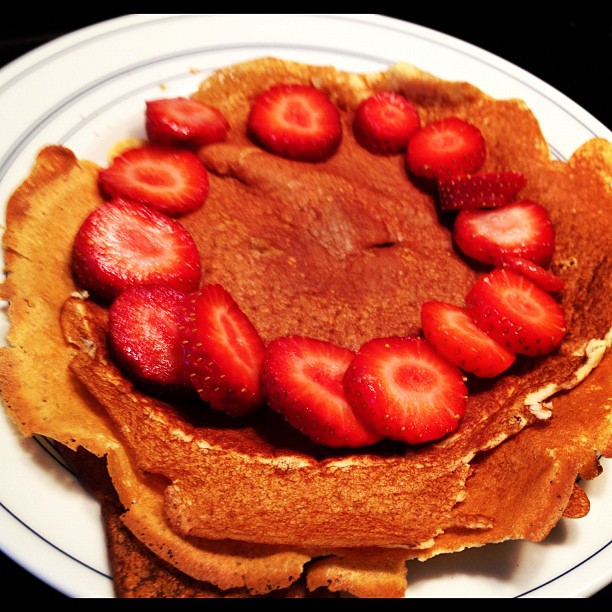 Double Trouble Kitchen Edition Cream Cheese Pancakes (gluten free)