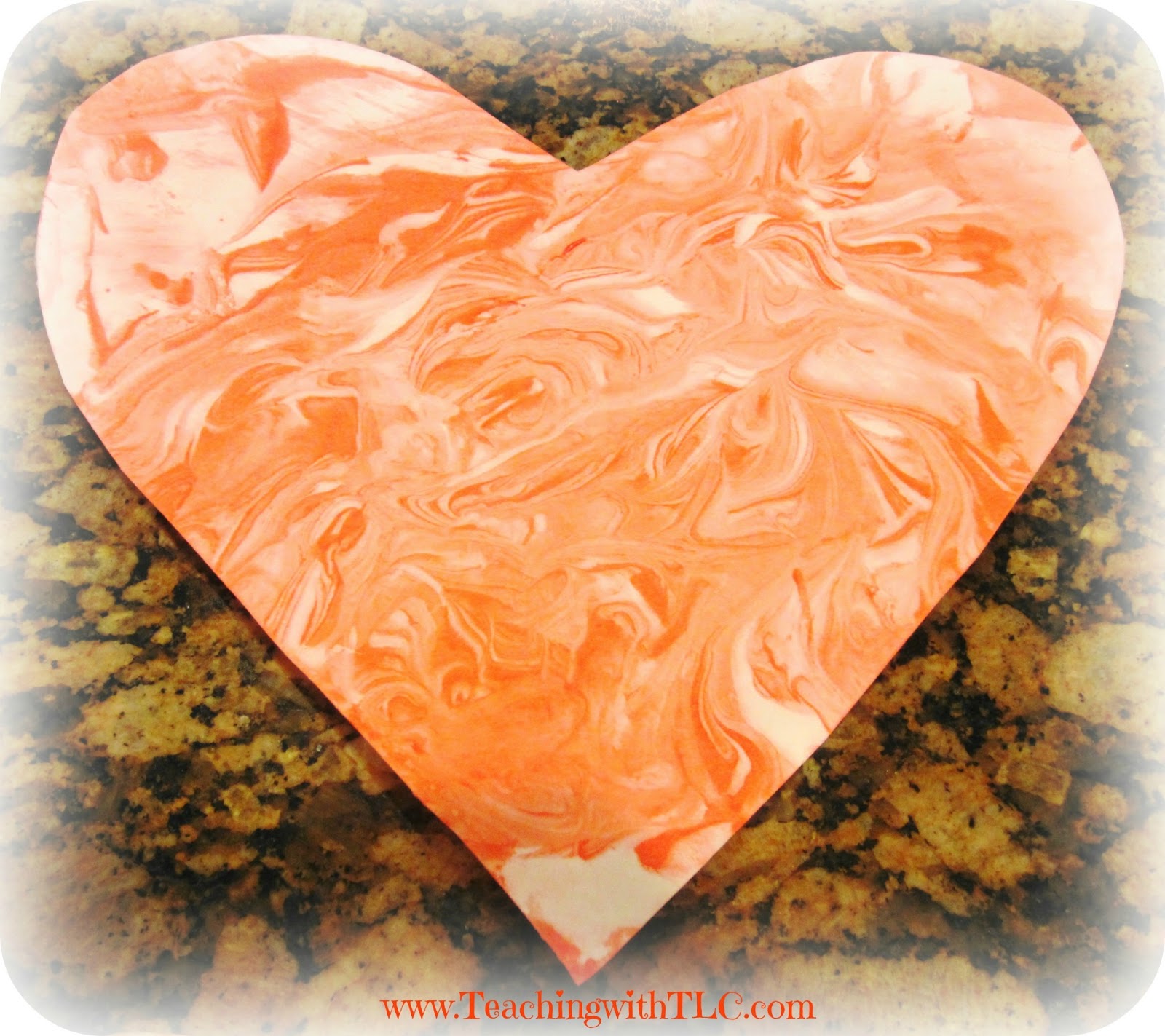 Teaching with TLC Beautiful Shaving Cream Hearts for Valentine's Day