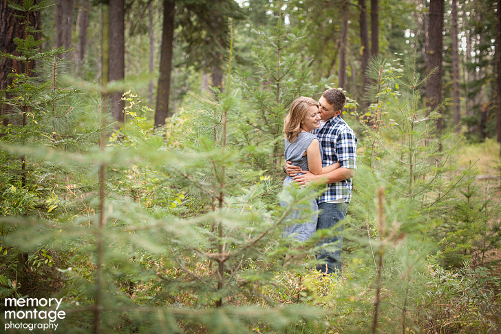 Yakima engagement session in the mountains