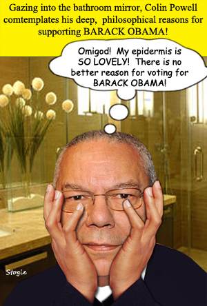 Colin Powell Loves His Epidermis Above All Principles