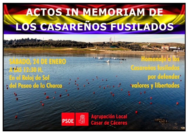 Sábado 24 Homenaje en Casar de Cáceres