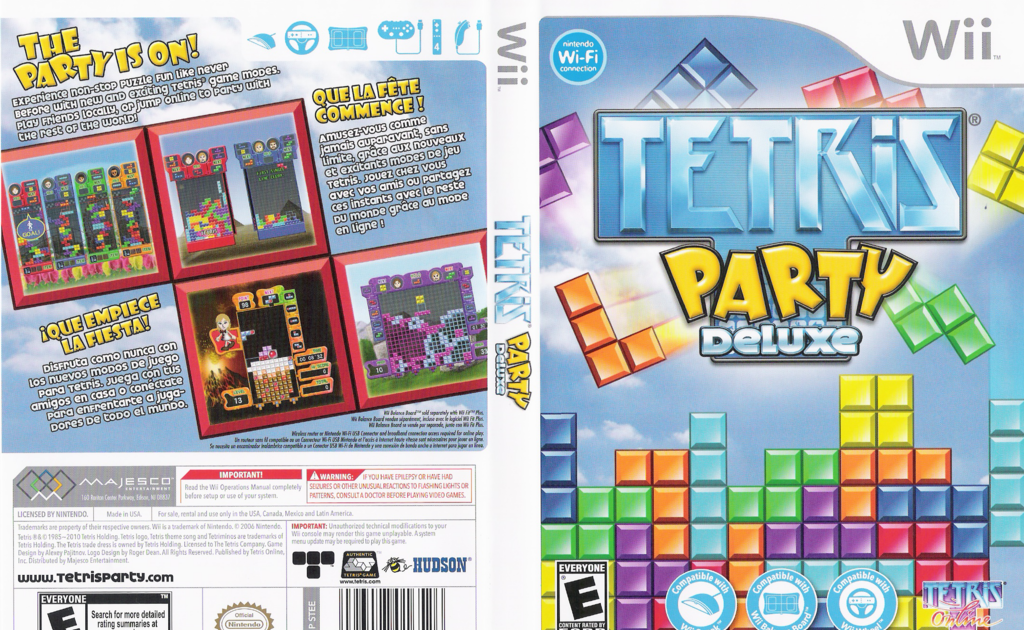 WII DOWNLOADS DIRECT Tetris Party Deluxe Wii (NTSC) SCRUBBED WBFS