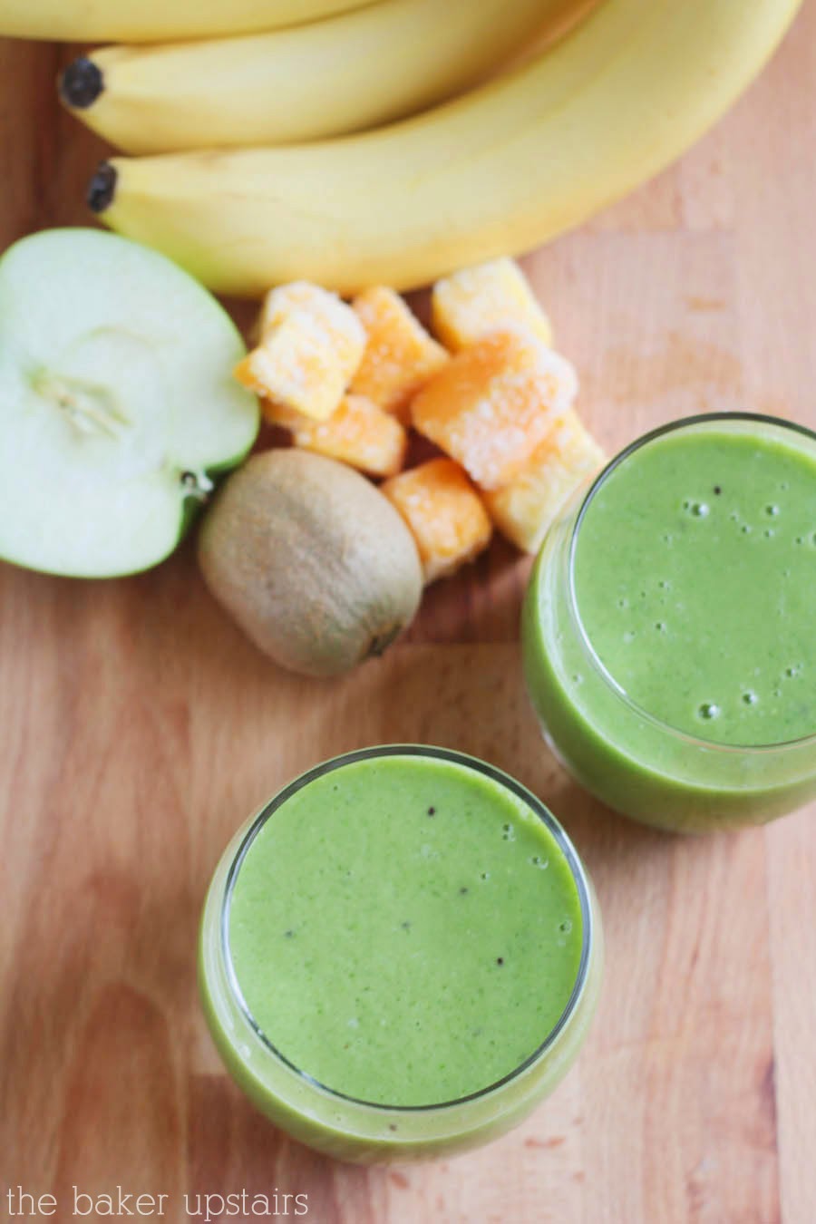 This tropical green smoothie is so creamy and delicious, and full of flavor! It's easy to make and a great way to start the day!