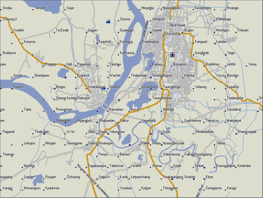 Myanmar Garmin GPS Map