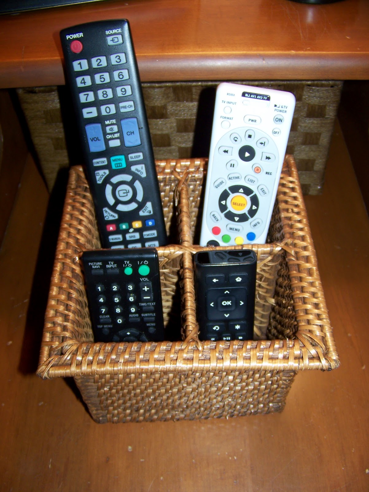 Making Cooley Stuff Remote Control Basket out of Silverware Caddy