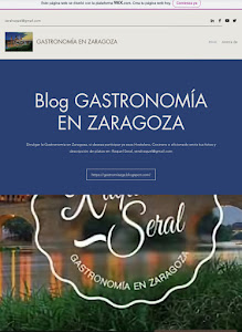 WEB BLOG GASTRONOMÍA EN ZARAGOZA