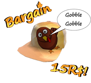 Roblox News Bargain Of The Week Thanksgiving Turkey Cap