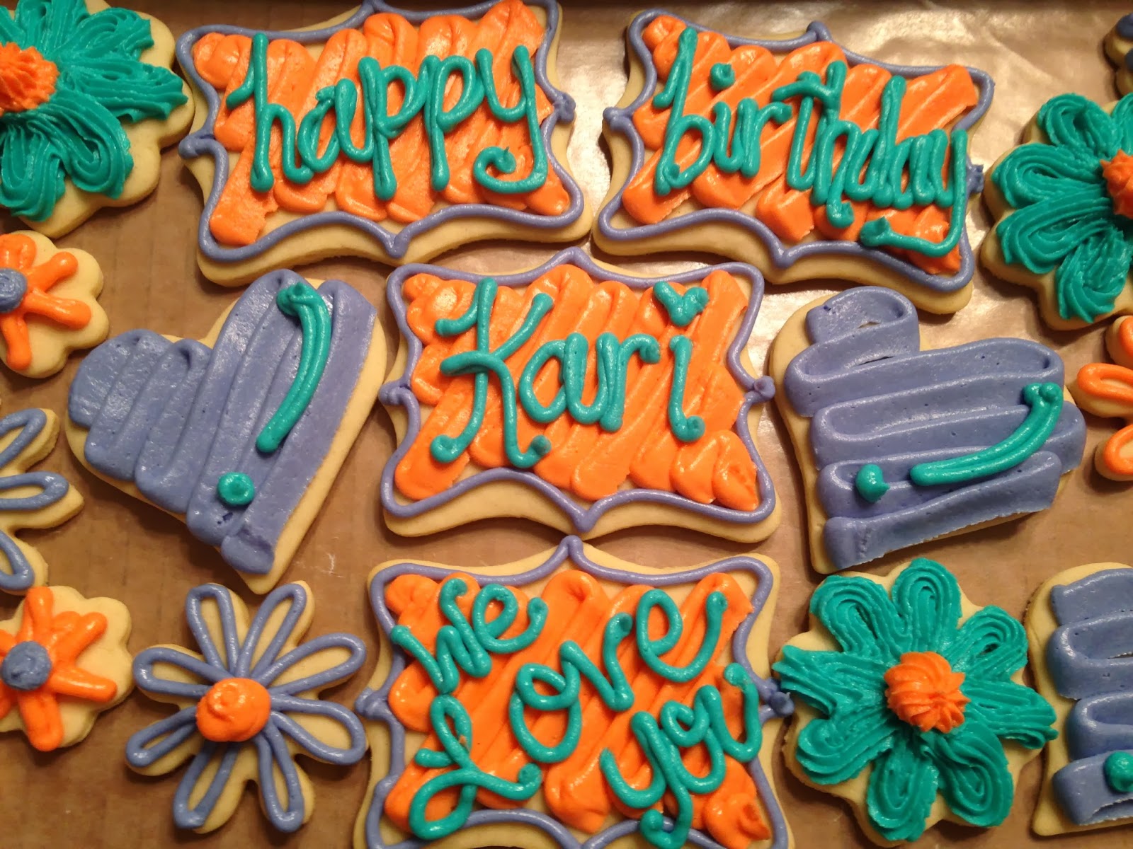 Candace’s Cookie Creations: Happy Birthday, Kari!