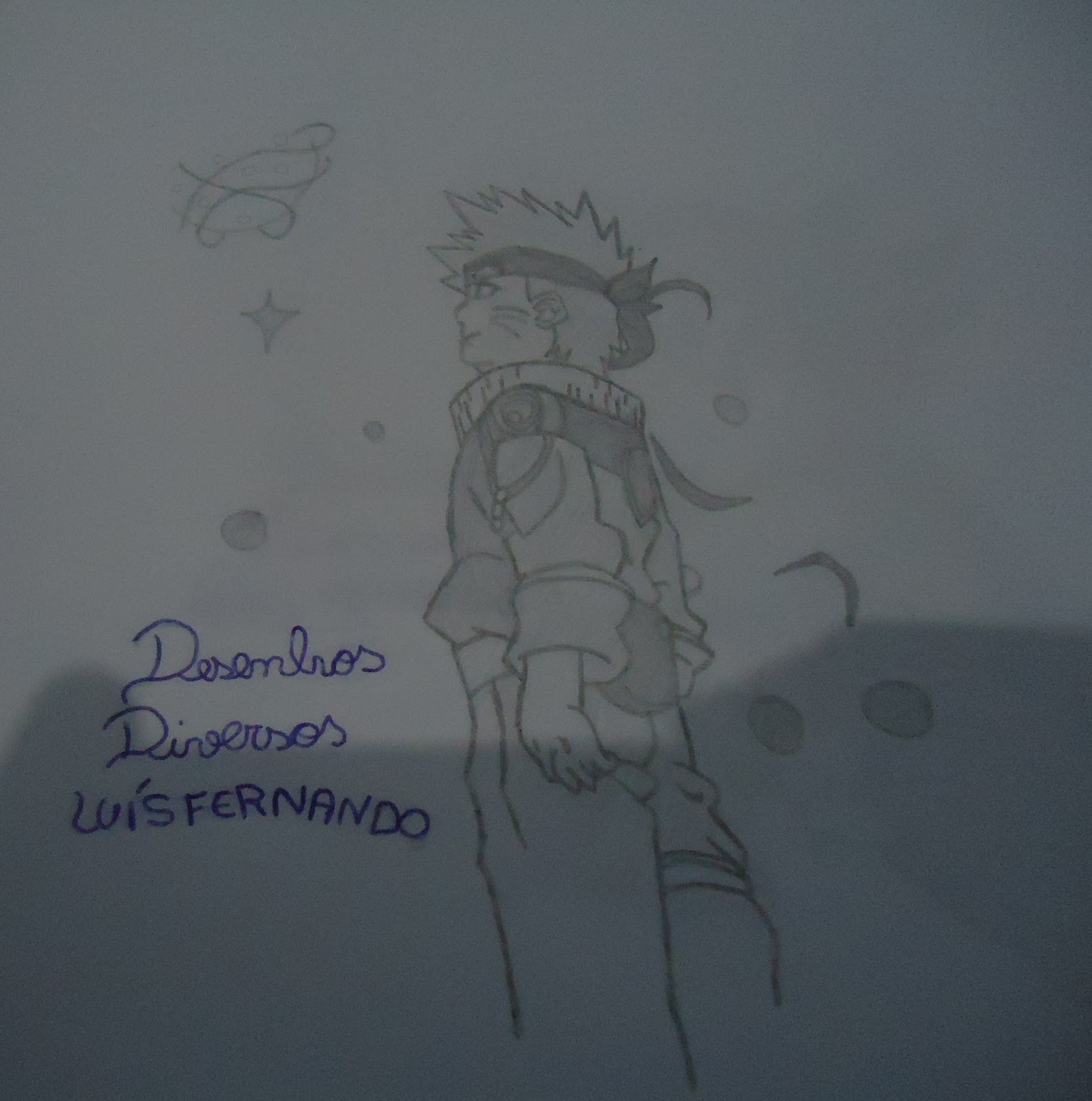 Nando Desenhos : Desenho #2 Goku ssj4