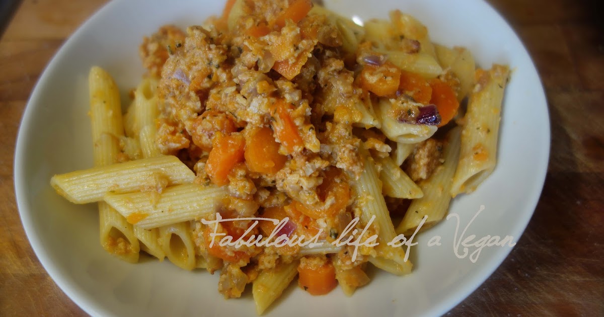 Fabulous life of a Vegan Pasta alla Genovese veg