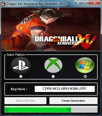 Dragon Ball Xenoverse Key Generator World Origin