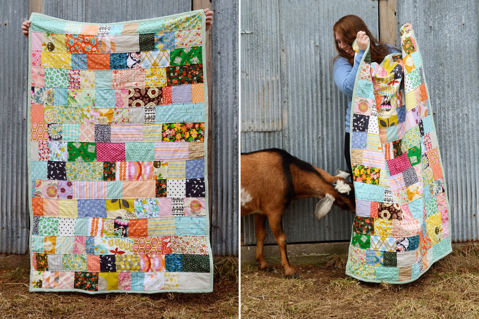 natalie creates the 2014 year of scraps quilt