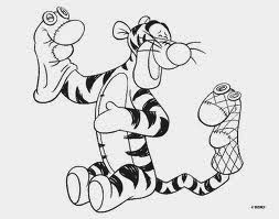 Winnie The Pooh Coloring Pages - Tigger 4