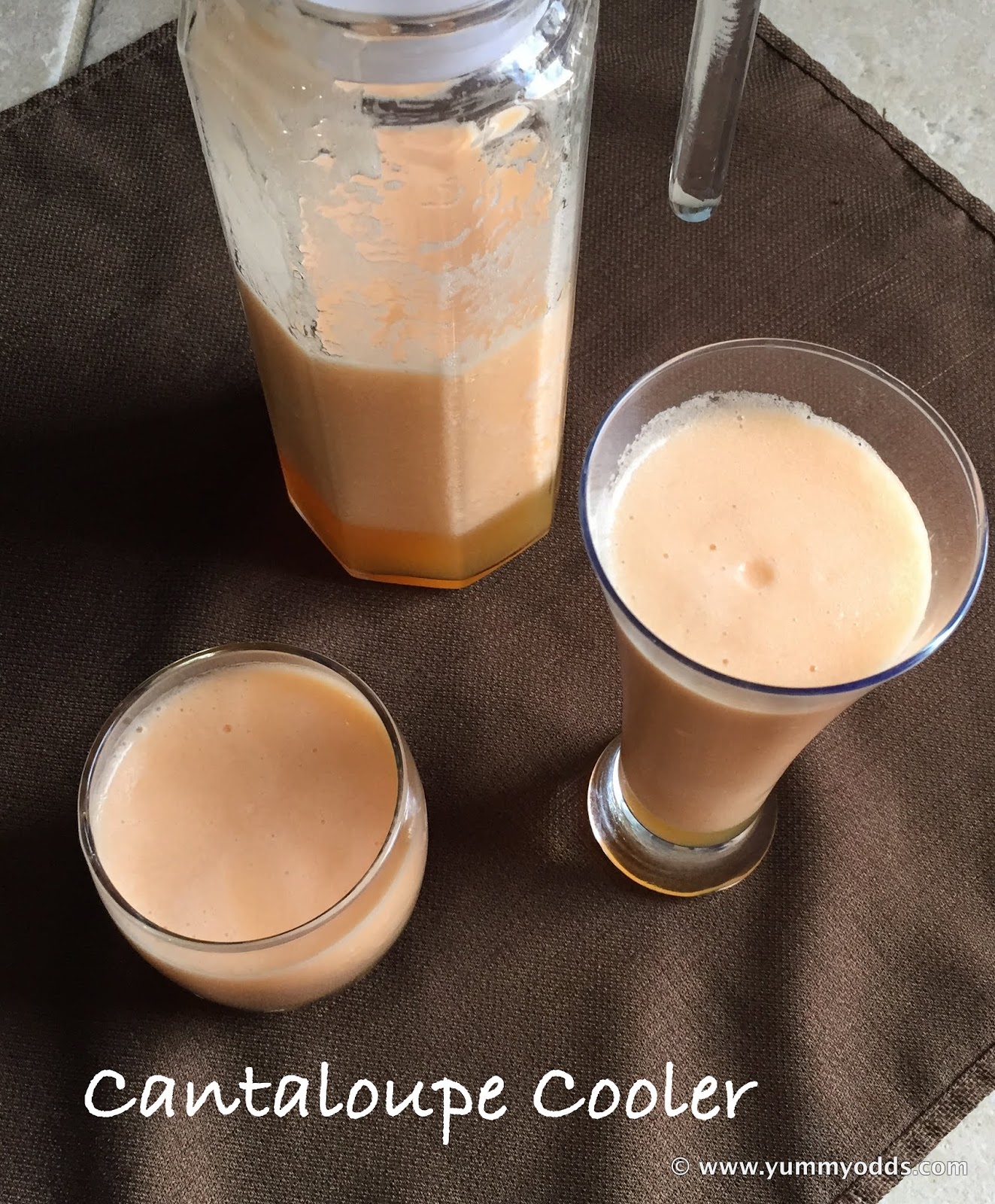 Yum! Yum! Yum! Cantaloupe Cooler NutriBullet Shakes