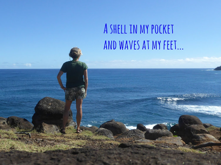 A shell in my pocket and waves at my feet...