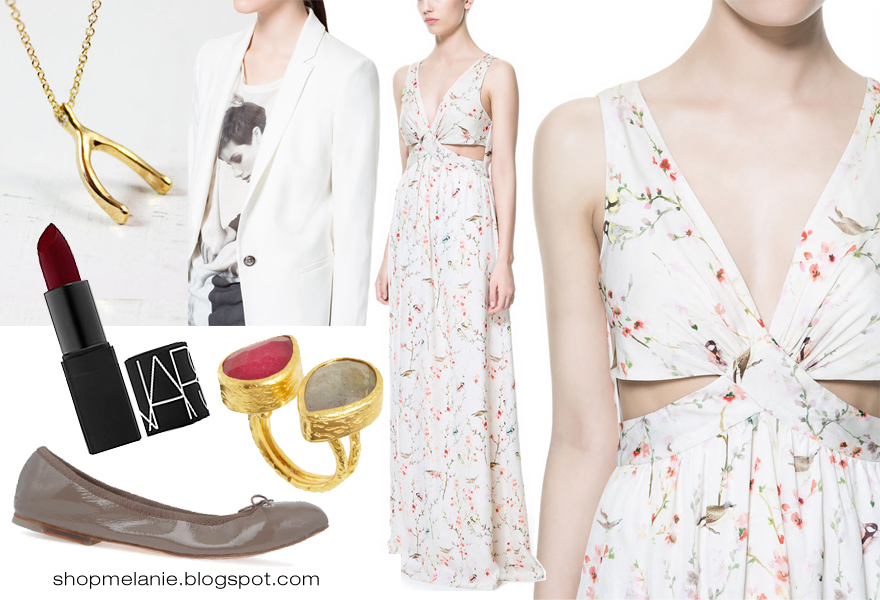 japanese print dress zara