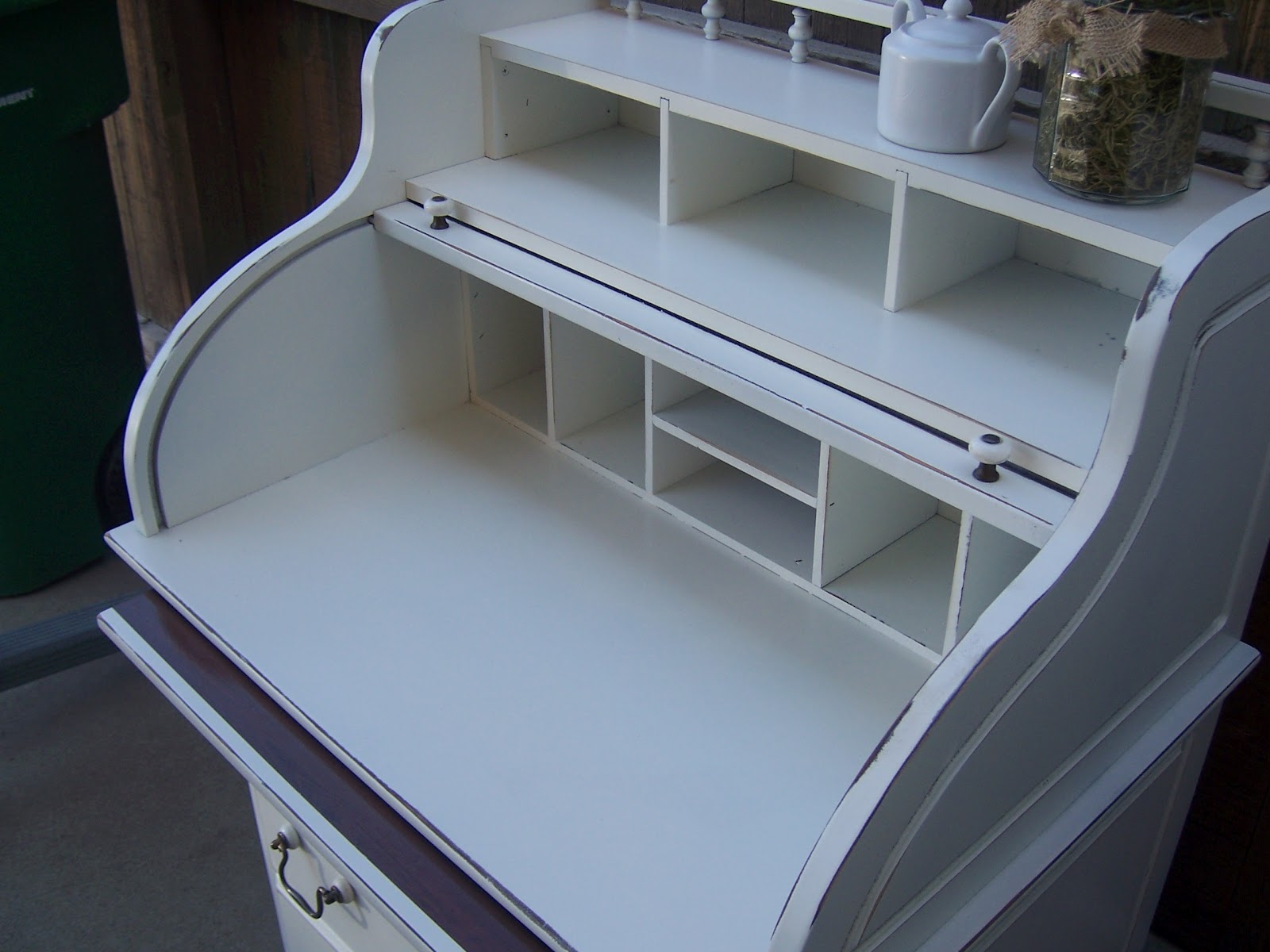 Cottage Charm Creations Adorable roll top desk/dresser combo