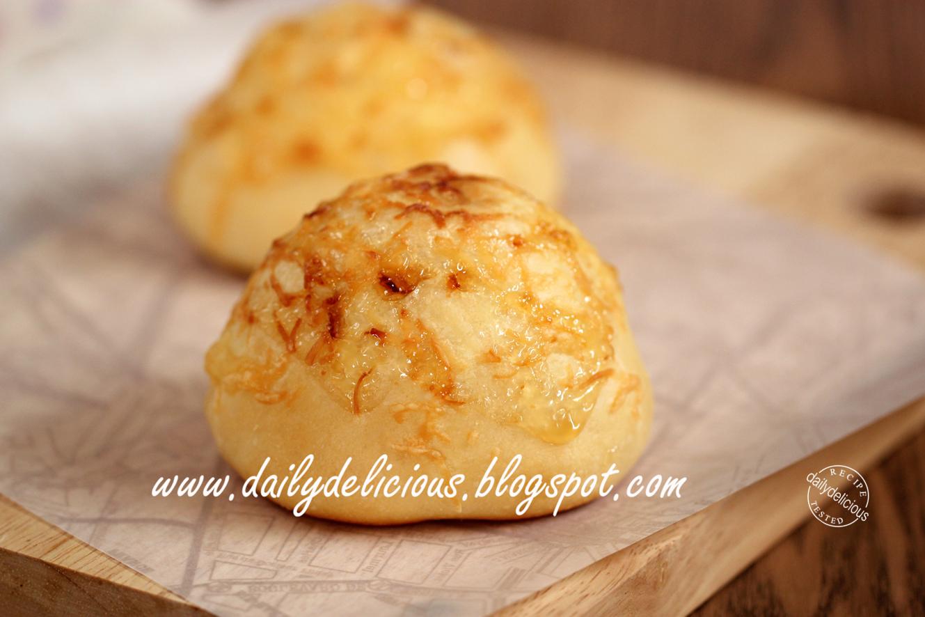 dailydelicious Cheddar cheese buns Sweet and salty soft buns.