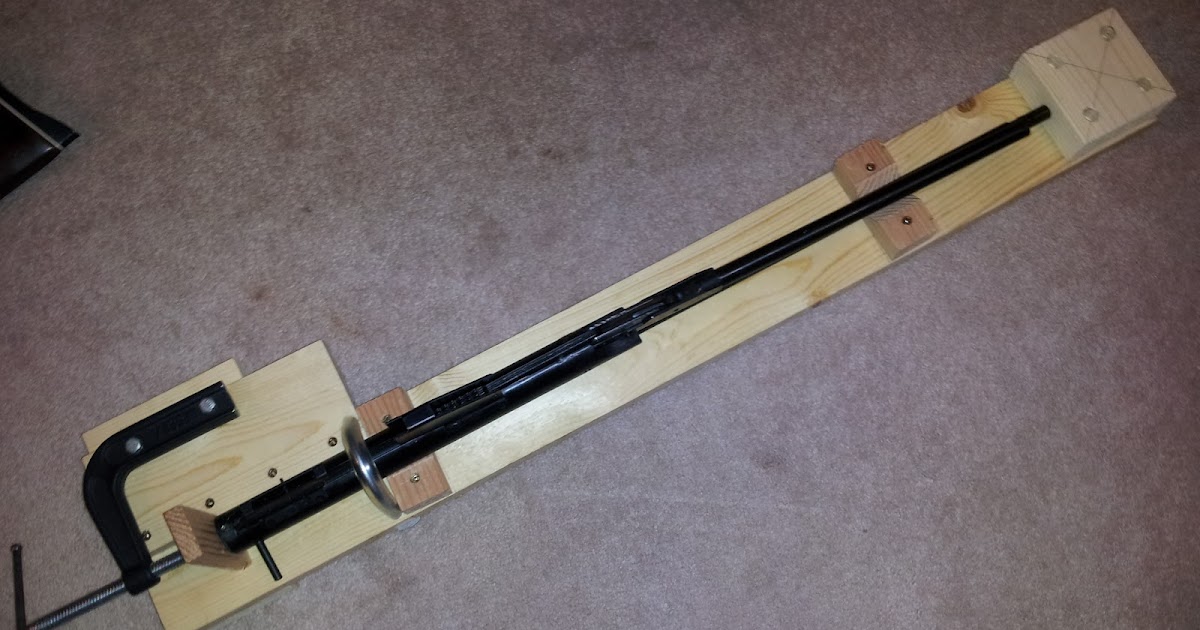 MrDabrudda QB36 Air Rifle disassembled. Spring Compression Stand HowTo