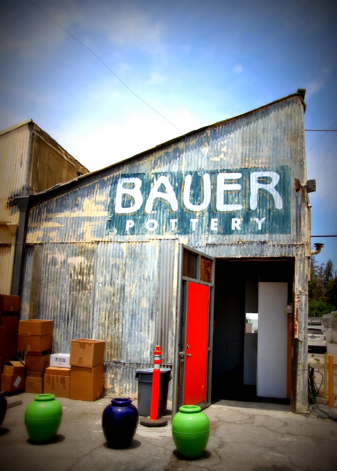 bauer pottery showroom in los angeles, california a retro review