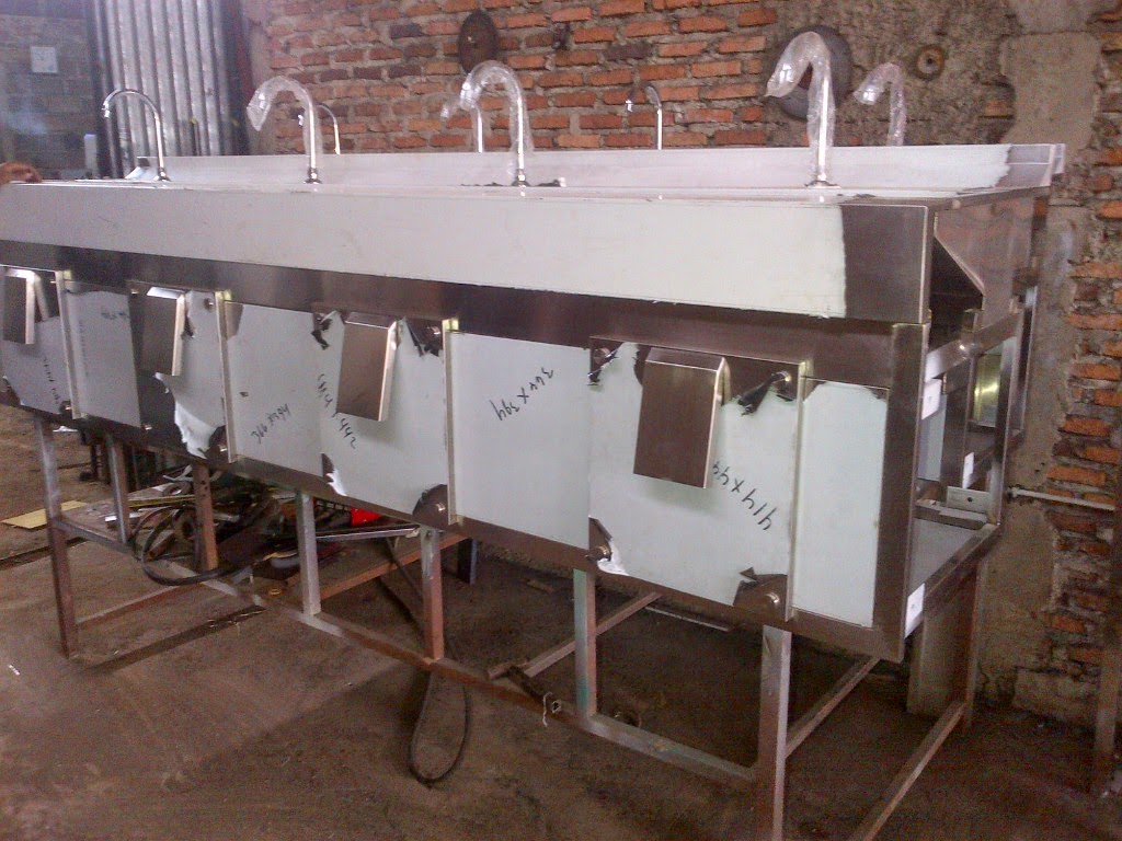 pembuatan sink sesuai design permintaan coutumer