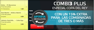 suertia bono 50 euros extra combinada vueta copa rey 13-15 enero suertia bono 50 euros extra combinada vueta copa rey 13-15 enero