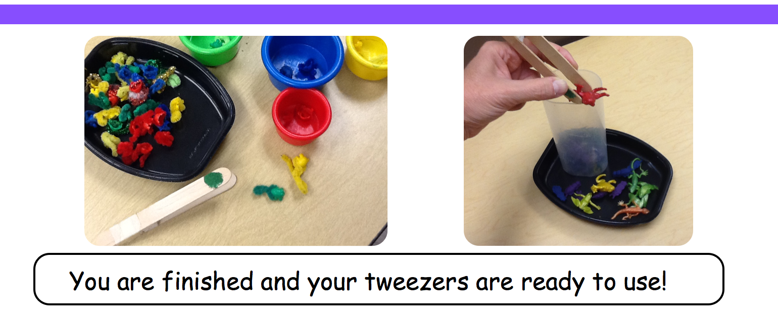 Capitals First! by Print Path Tweezers You Can Easily Make Yourself in