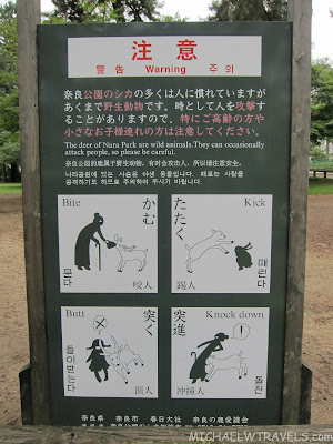 a sign with text and pictures on it