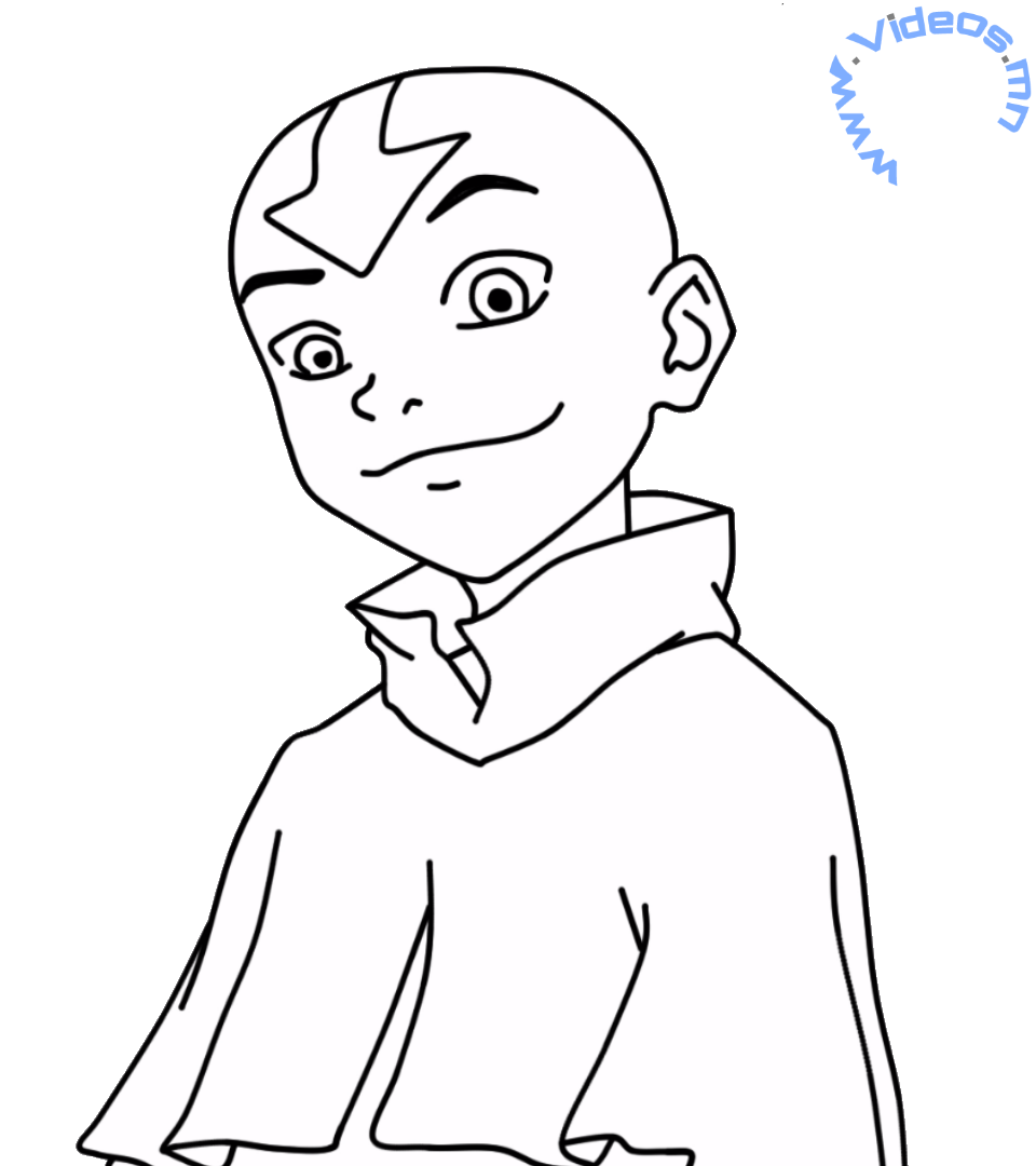 avatar the last airbender character drawings and coloring pages