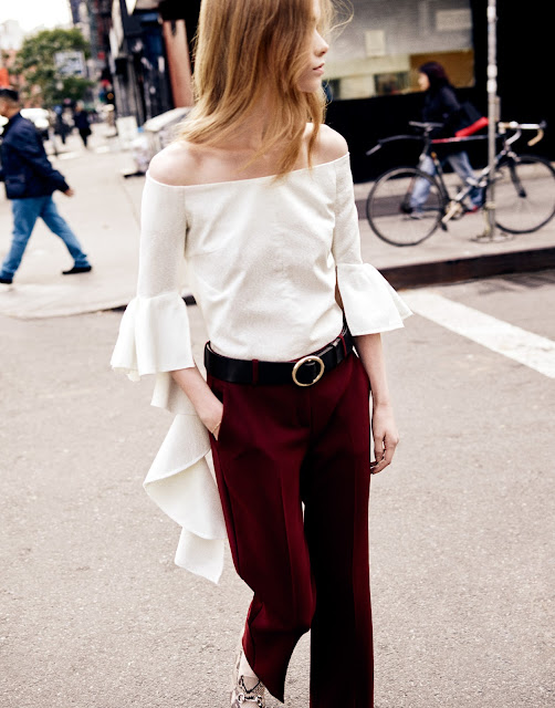 Julia Hafstorm with top by Ellery on Cool Chic Style Fashion