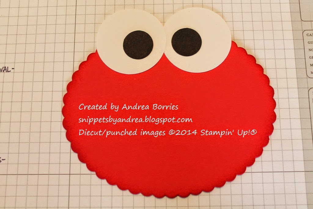 Snippets Elmo card tutorial