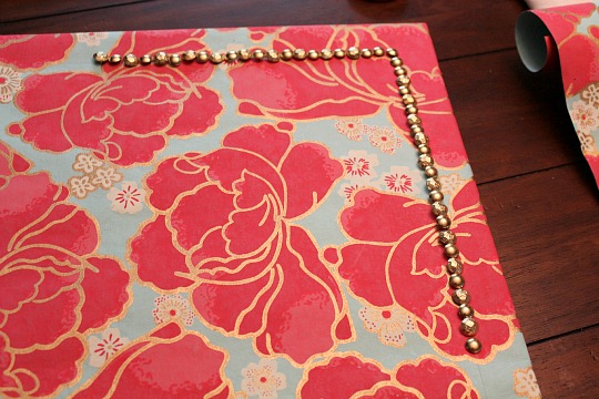 You could even create basic patterns with the nailhead trim