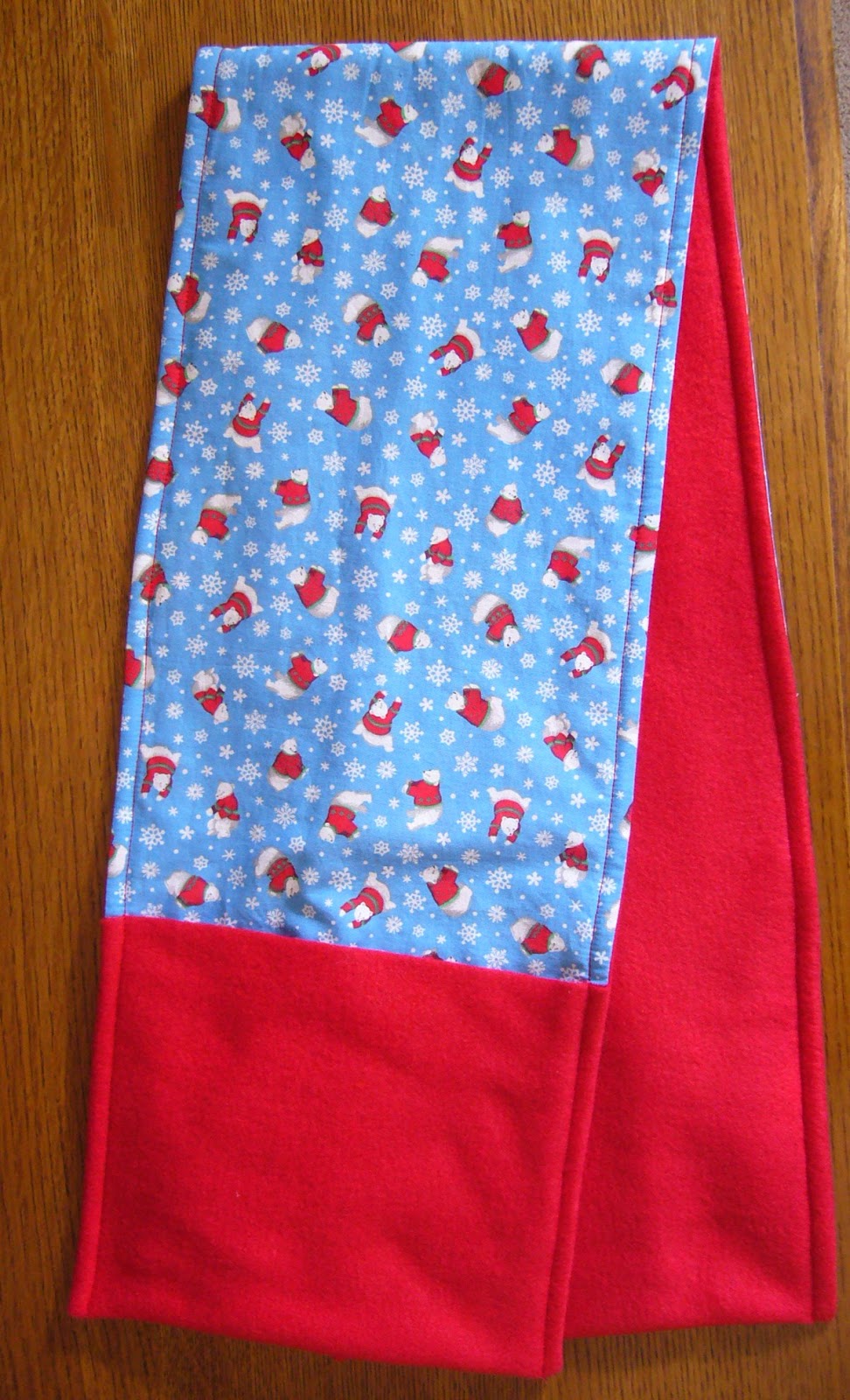 Simply Shoeboxes Child's Fleece & Cotton Fabric Scarf w/Pocket for an