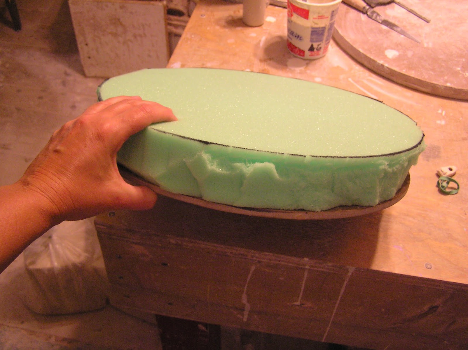 Fine Mess Pottery Trimming Bat