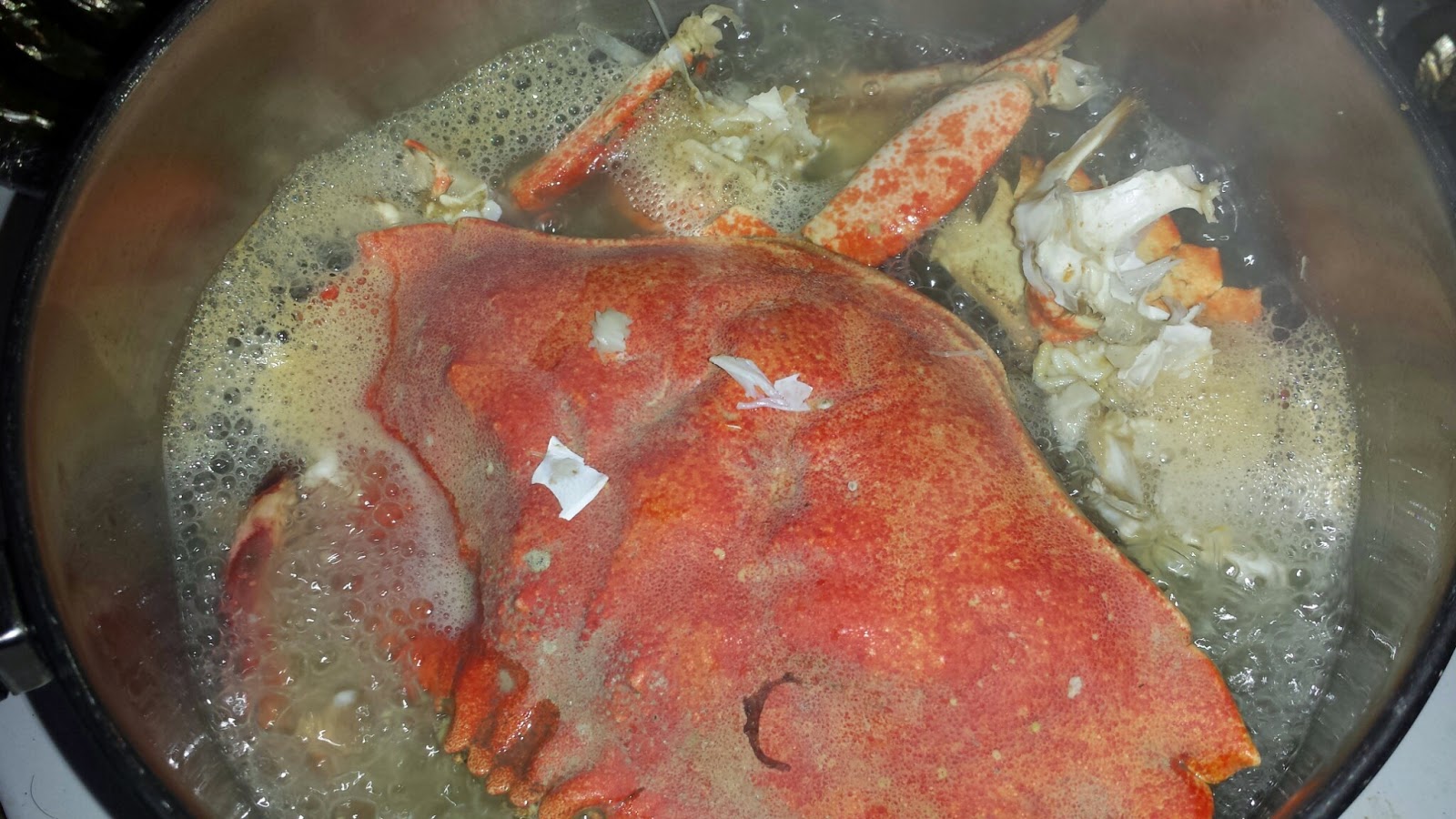 Sha Bang's Kitchen Louisiana Pan Roast with Shrimp and Crab