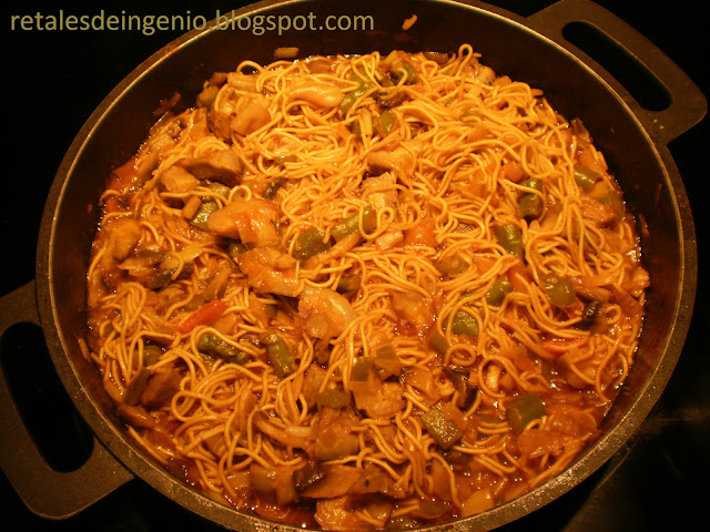 Fideos Chinos Con Verduras