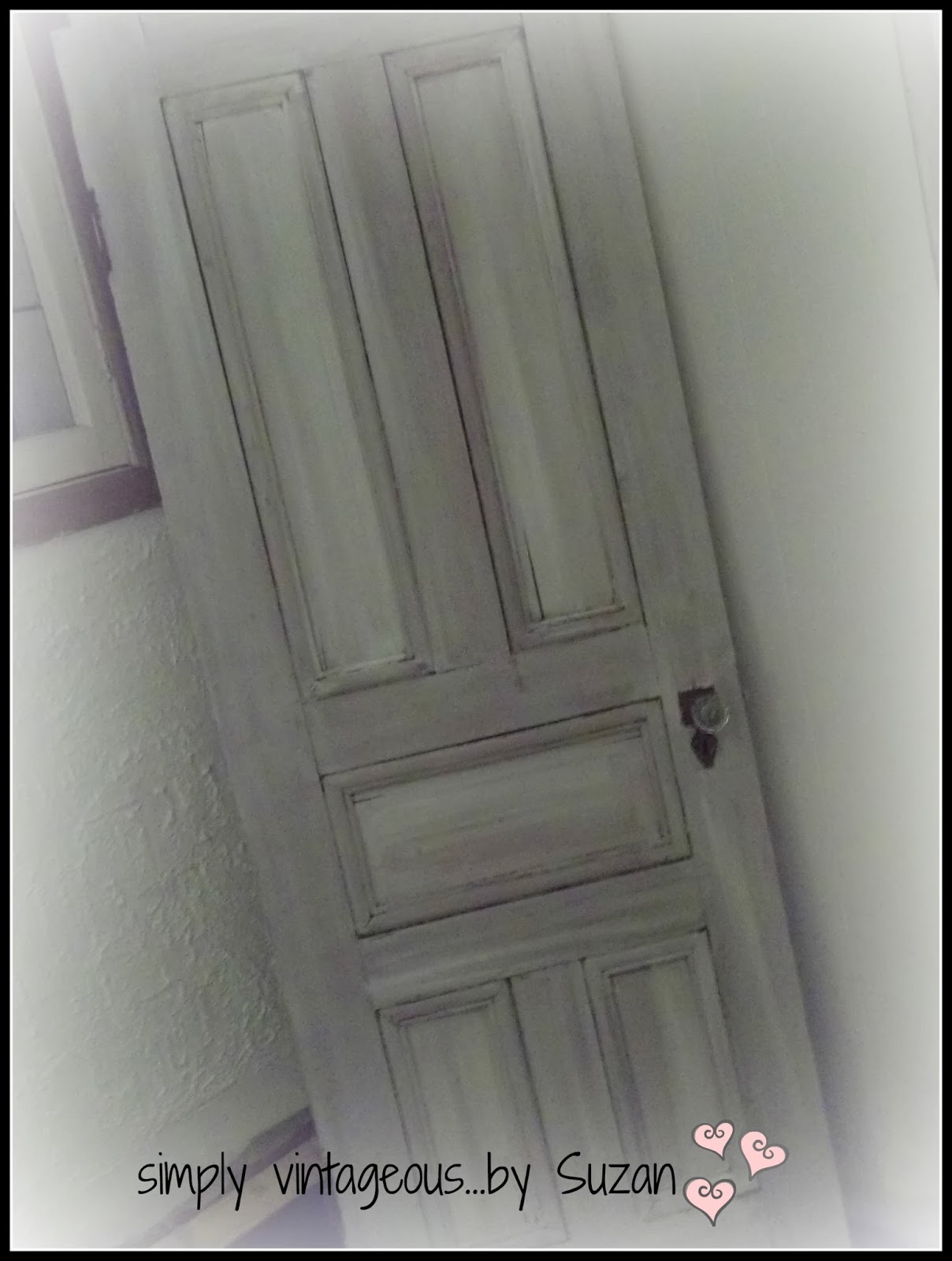 White washed Vintage Door